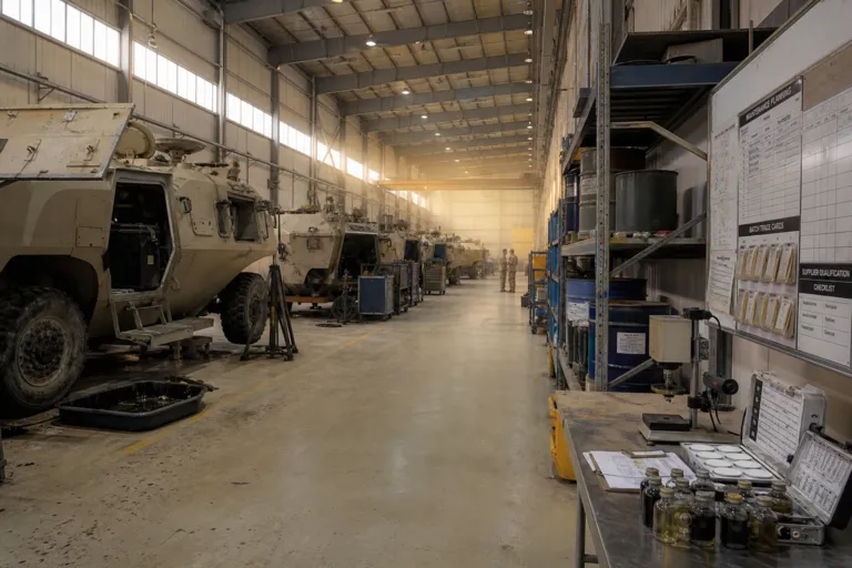 Defense-grade Lubricants in the GCC: Proven Specs, Safer Fleets, and Localization Pressure