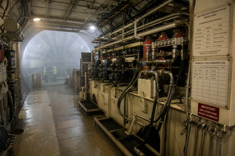 Critical Safety Shift: Fire-resistant Hydraulic Fluid for GCC Construction Underground and Metro Projects