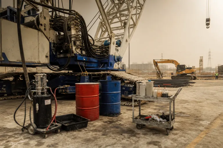 Cranes, Excavators, and Hydraulic Oil: Confident UAE Construction Crane Hydraulic Oil Choices for 2026