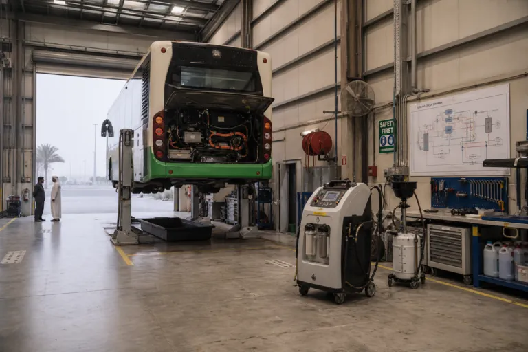 Electrifying Public Transport: A Practical Guide to Electric Bus Fleet Lubricants in the Middle East