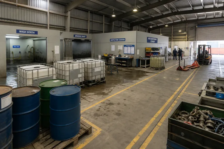 Drums, IBCs, and Reverse Logistics: A Practical Returnable-packaging Loop for GCC Lubricants