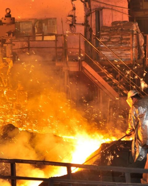 production of iron and steel